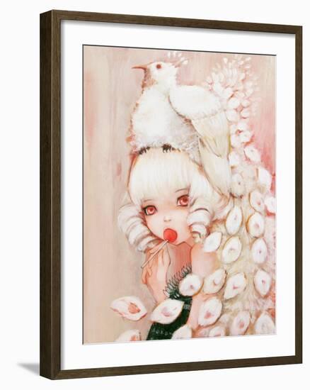 Sweet Peacock-Camilla D'Errico-Framed Art Print