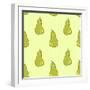 Sweet Pears Pattern-Lauren Ramer-Framed Giclee Print