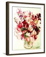 Sweet Peas, 2005-Joan Thewsey-Framed Giclee Print