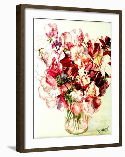 Sweet Peas, 2005-Joan Thewsey-Framed Giclee Print