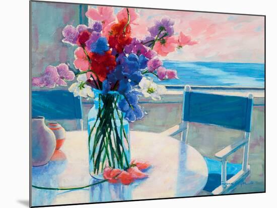 Sweet Peas by the Sea-Suzanne Hoefler-Mounted Giclee Print