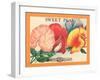 Sweet Peas Flower Seeds Package Label-null-Framed Giclee Print