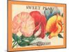 Sweet Peas Flower Seeds Package Label-null-Mounted Giclee Print