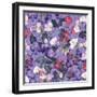 Sweet peas pattern-light-Carissa Luminess-Framed Giclee Print