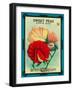 Sweet Peas Seed Packet-Lantern Press-Framed Art Print