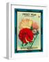 Sweet Peas Seed Packet-Lantern Press-Framed Art Print