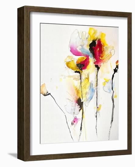 Sweet Peas-Karin Johannesson-Framed Art Print