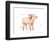 Sweet Piggy-Katrina Pete-Framed Art Print