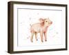 Sweet Piggy-Katrina Pete-Framed Art Print