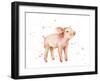 Sweet Piggy-Katrina Pete-Framed Art Print