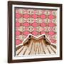 Sweet Pink Sensu-Belen Mena-Framed Giclee Print