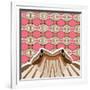 Sweet Pink Sensu-Belen Mena-Framed Giclee Print