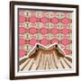 Sweet Pink Sensu-Belen Mena-Framed Giclee Print