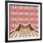 Sweet Pink Sensu-Belen Mena-Framed Giclee Print