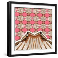 Sweet Pink Sensu-Belen Mena-Framed Giclee Print