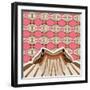 Sweet Pink Sensu-Belen Mena-Framed Giclee Print