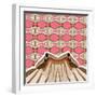 Sweet Pink Sensu-Belen Mena-Framed Giclee Print