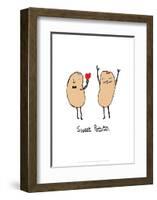 Sweet Potato - Tom Cronin Doodles Cartoon Print-Tom Cronin-Framed Giclee Print