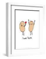 Sweet Potato - Tom Cronin Doodles Cartoon Print-Tom Cronin-Framed Giclee Print