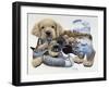 Sweet Puppy Tales-Jenny Newland-Framed Giclee Print