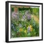 Sweet Rocket, Foxgloves and Irises, 2000-Timothy Easton-Framed Giclee Print