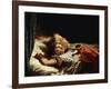 Sweet Slumber-Karl Wilhelm Friedrich Bauerle-Framed Giclee Print