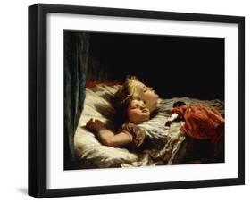 Sweet Slumber-Karl Wilhelm Friedrich Bauerle-Framed Giclee Print