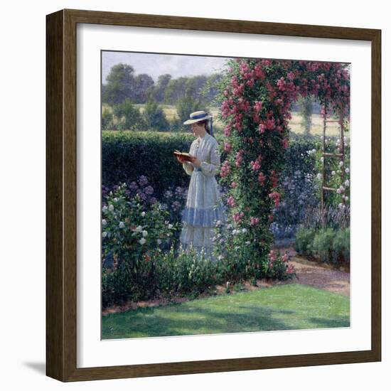 Sweet Solitude, 1919-Edmund Blair Leighton-Framed Giclee Print