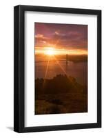 Sweet Sugary Morning, Marin Headlands, Golden Gate, San Francisco-Vincent James-Framed Photographic Print