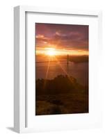 Sweet Sugary Morning, Marin Headlands, Golden Gate, San Francisco-Vincent James-Framed Photographic Print