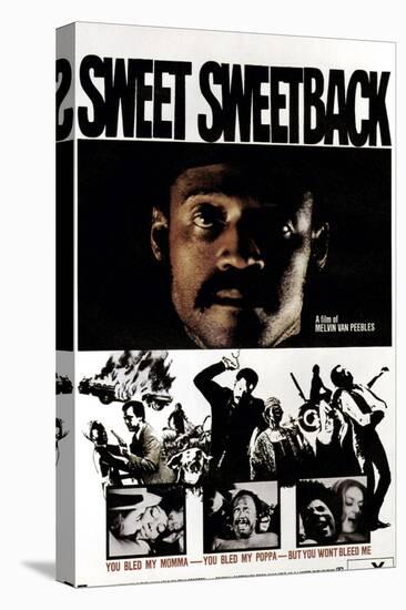 Sweet Sweetback's Baadasssss Song, Melvin Van Peebles, 1971-null-Stretched Canvas