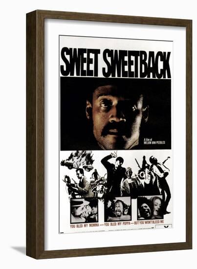 Sweet Sweetback's Baadasssss Song, Melvin Van Peebles, 1971-null-Framed Art Print