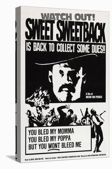 Sweet Sweetback's Baadasssss Song-null-Stretched Canvas