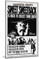 Sweet Sweetback's Baadasssss Song-null-Mounted Art Print