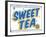 Sweet Tea Distressed-Retroplanet-Framed Giclee Print