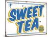 Sweet Tea Distressed-Retroplanet-Mounted Giclee Print