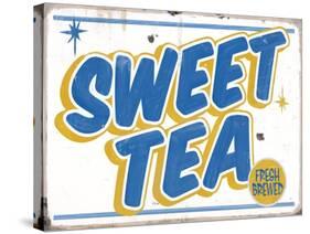 Sweet Tea Distressed-Retroplanet-Stretched Canvas