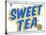 Sweet Tea Distressed-Retroplanet-Stretched Canvas