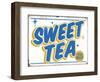 Sweet Tea Distressed-Retroplanet-Framed Giclee Print