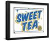 Sweet Tea Distressed-Retroplanet-Framed Giclee Print