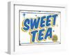 Sweet Tea Distressed-Retroplanet-Framed Giclee Print