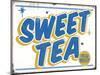 Sweet Tea Distressed-Retroplanet-Mounted Giclee Print