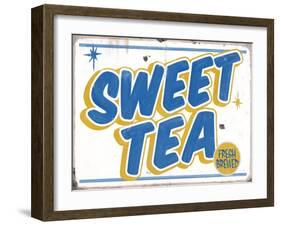 Sweet Tea Distressed-Retroplanet-Framed Giclee Print