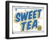 Sweet Tea Distressed-Retroplanet-Framed Giclee Print