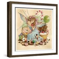 Sweet Tooth or Bad Tooth Fairy-Linda Ravenscroft-Framed Giclee Print