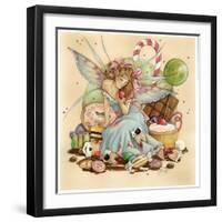 Sweet Tooth or Bad Tooth Fairy-Linda Ravenscroft-Framed Giclee Print