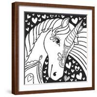 Sweet Unicorn-Hello Angel-Framed Giclee Print