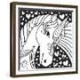 Sweet Unicorn-Hello Angel-Framed Giclee Print