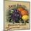 Sweet Violets Brand - Duarte, California - Citrus Crate Label-Lantern Press-Mounted Art Print