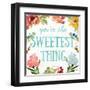 Sweetest To Be I-Lanie Loreth-Framed Art Print